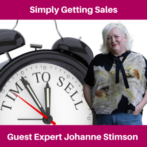 Simply Getting Sales with Guest Expert Johanne Stimson
