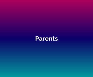 Pink/purple/blue blended background with 'Parents' written in white in the centre for Poor Money Mindset Blog